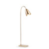 FlowDecor Coleen Floor Lamp in metal with antique brass finish and  shade (# 4627)