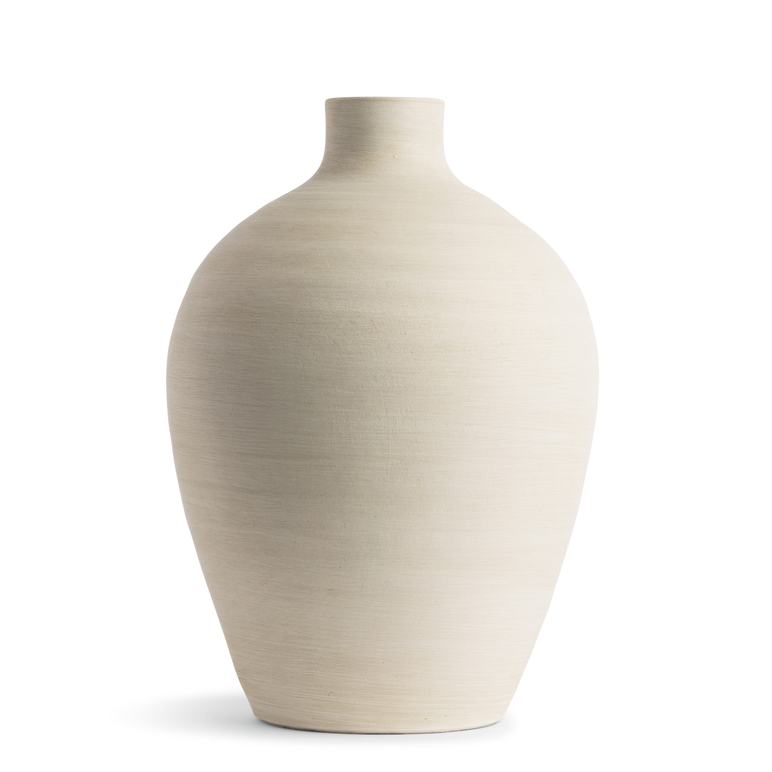 bruno-white-ceramic-vase-main-7158 FlowDecor Bruno Vase in  (# 7158)