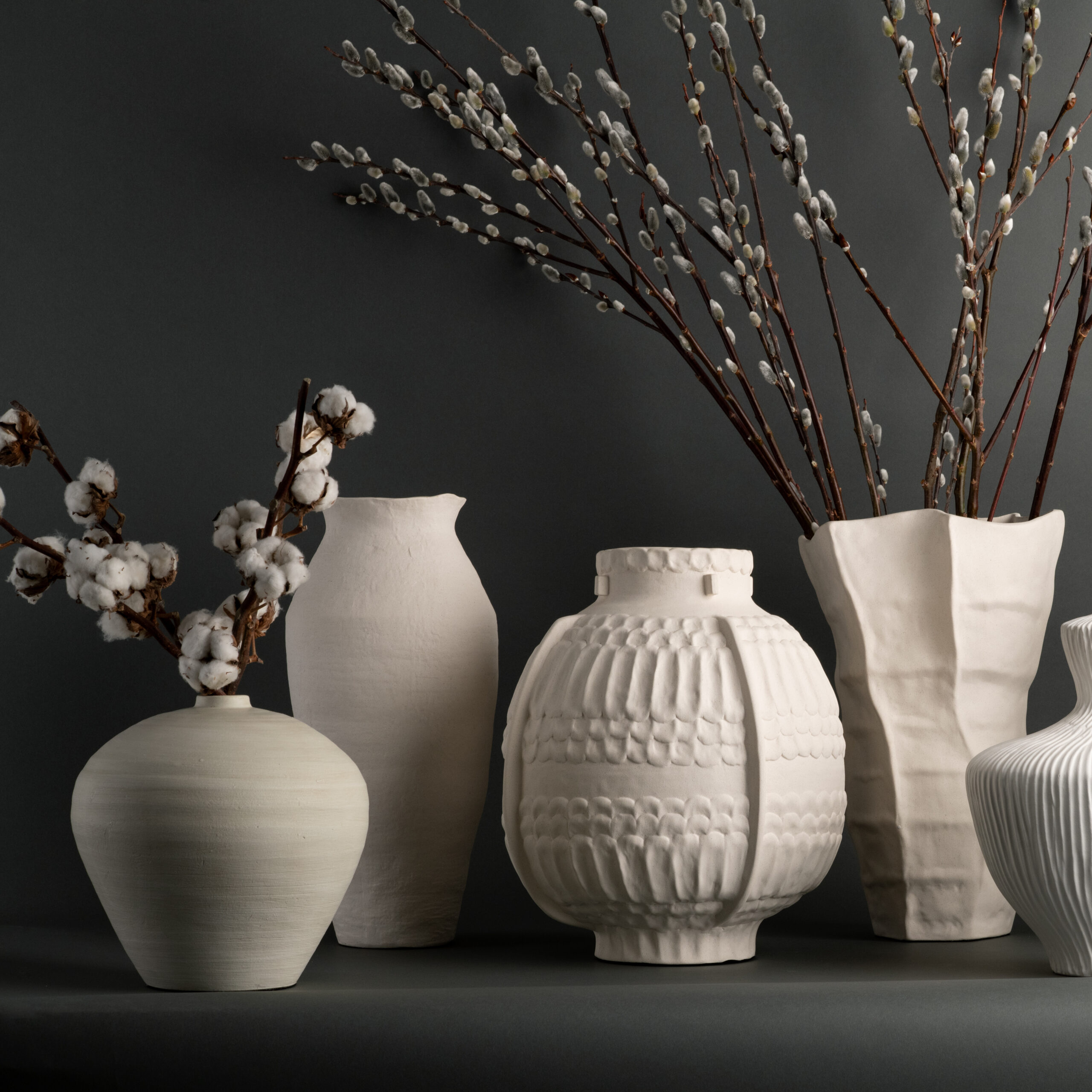 lucille-white-ceramic-vase-group-03-7144