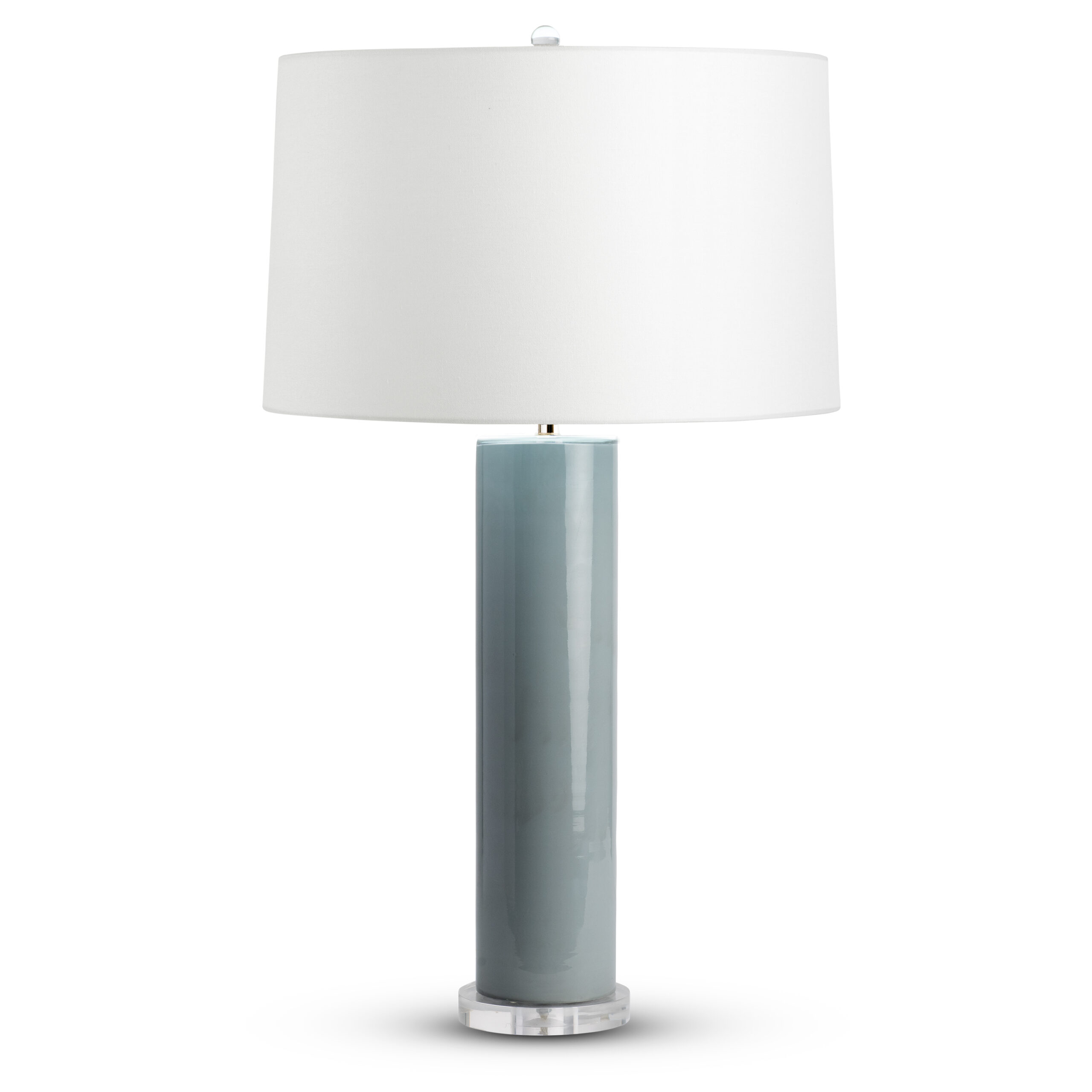 Miranda Table Lamp blue glass FlowDecor