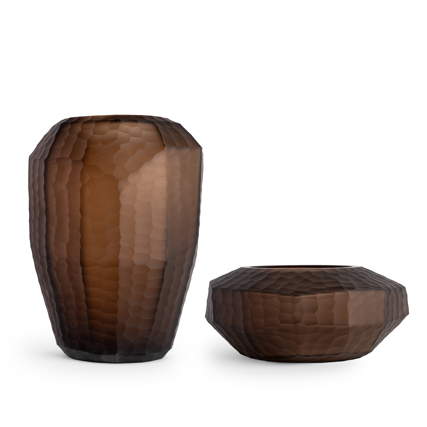 usher-brown-glass-vase-group-04-7118