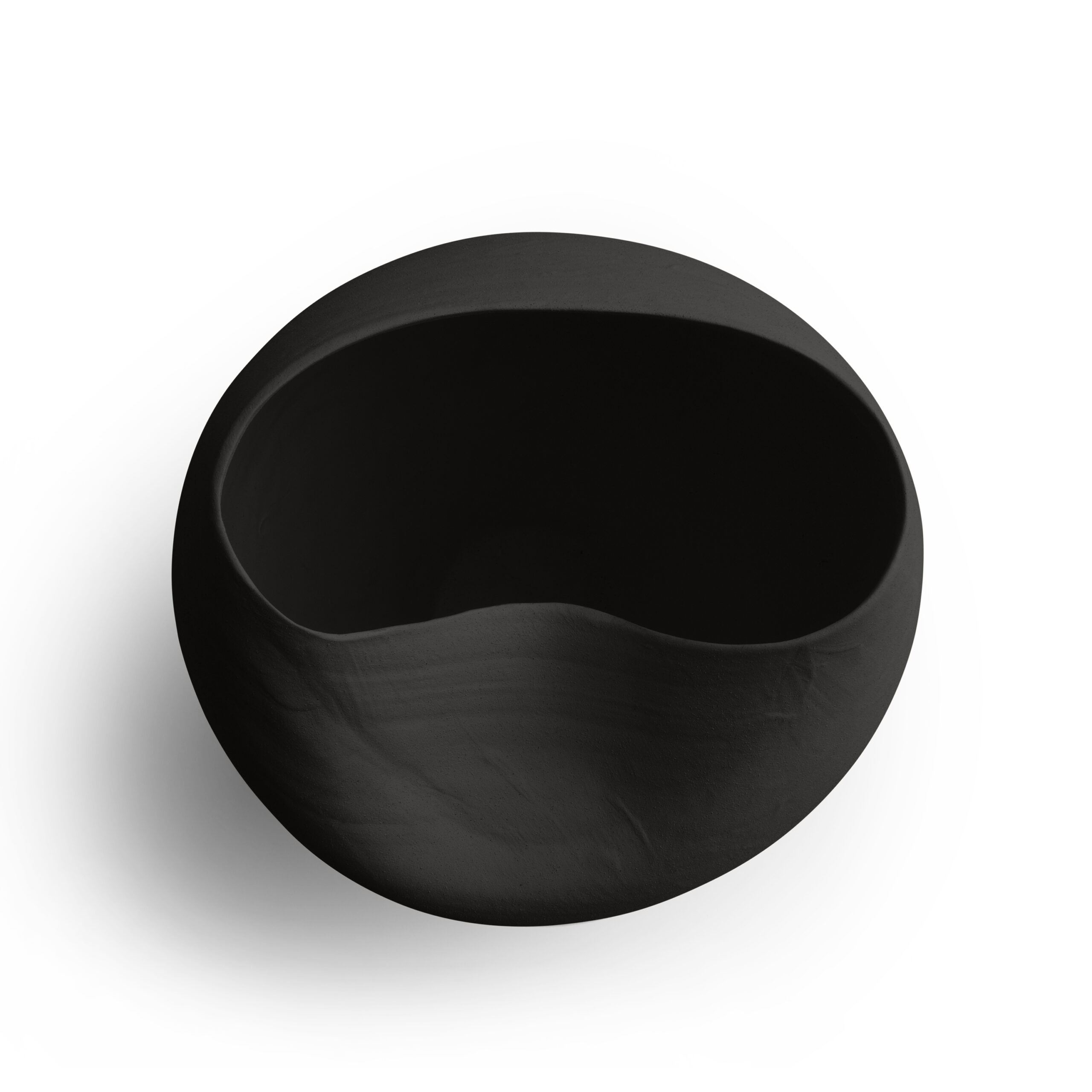 zenith-black-ceramic-vase-overhead-7124