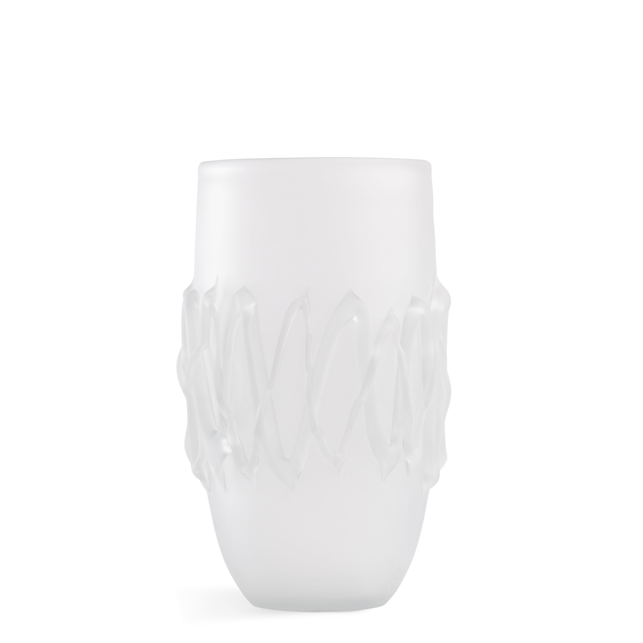 avellino-frosted-glass-vase-main-7172 FlowDecor Avellino Small Vase in (# 7172)