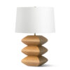 alana-brown-wood-table-lamp-main-4783-OWL FlowDecor Alana Table Lamp in wood with white ash natural finish and off-white linen tapered drum shade (# 4783)