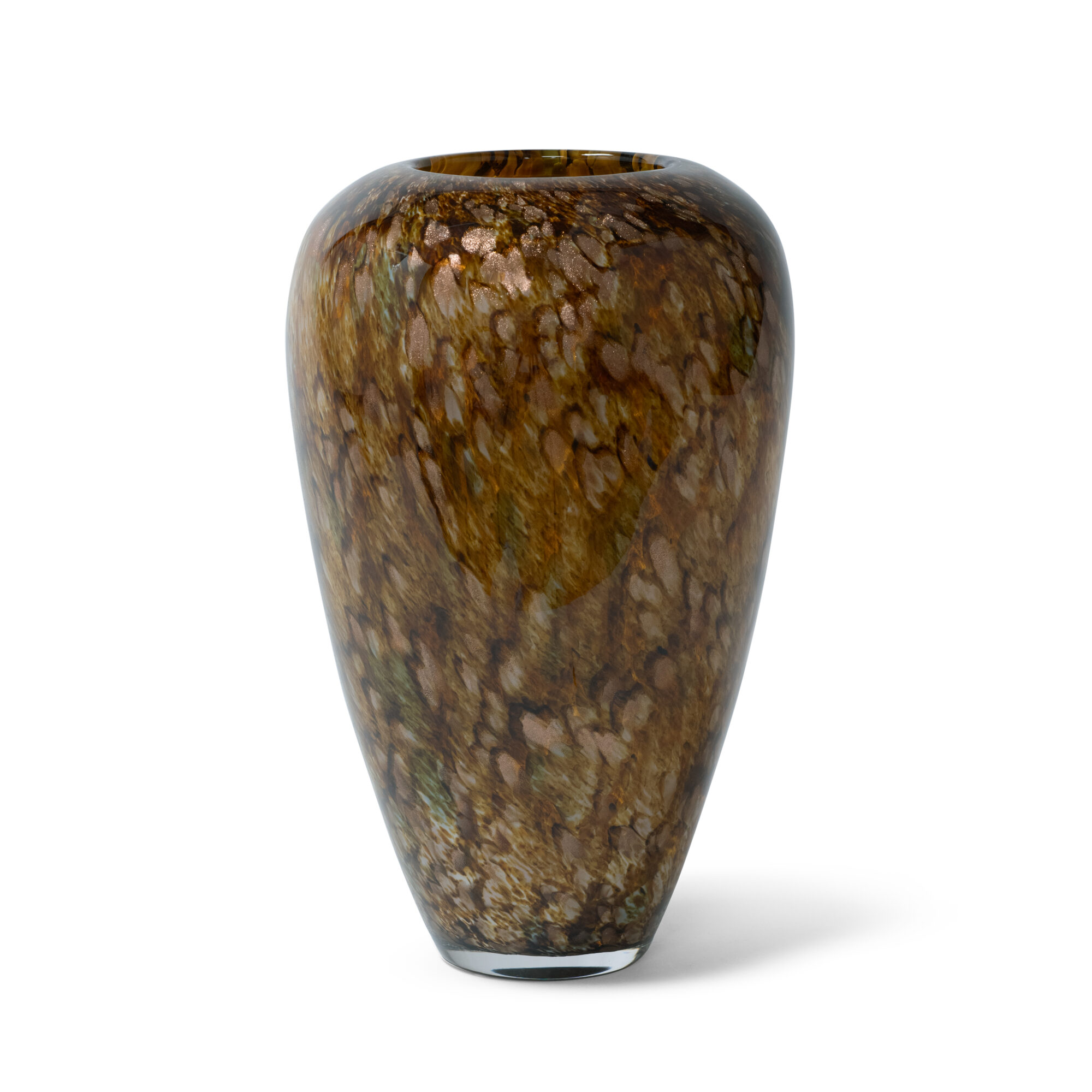 Callum Vase - brown glass | FlowDecor