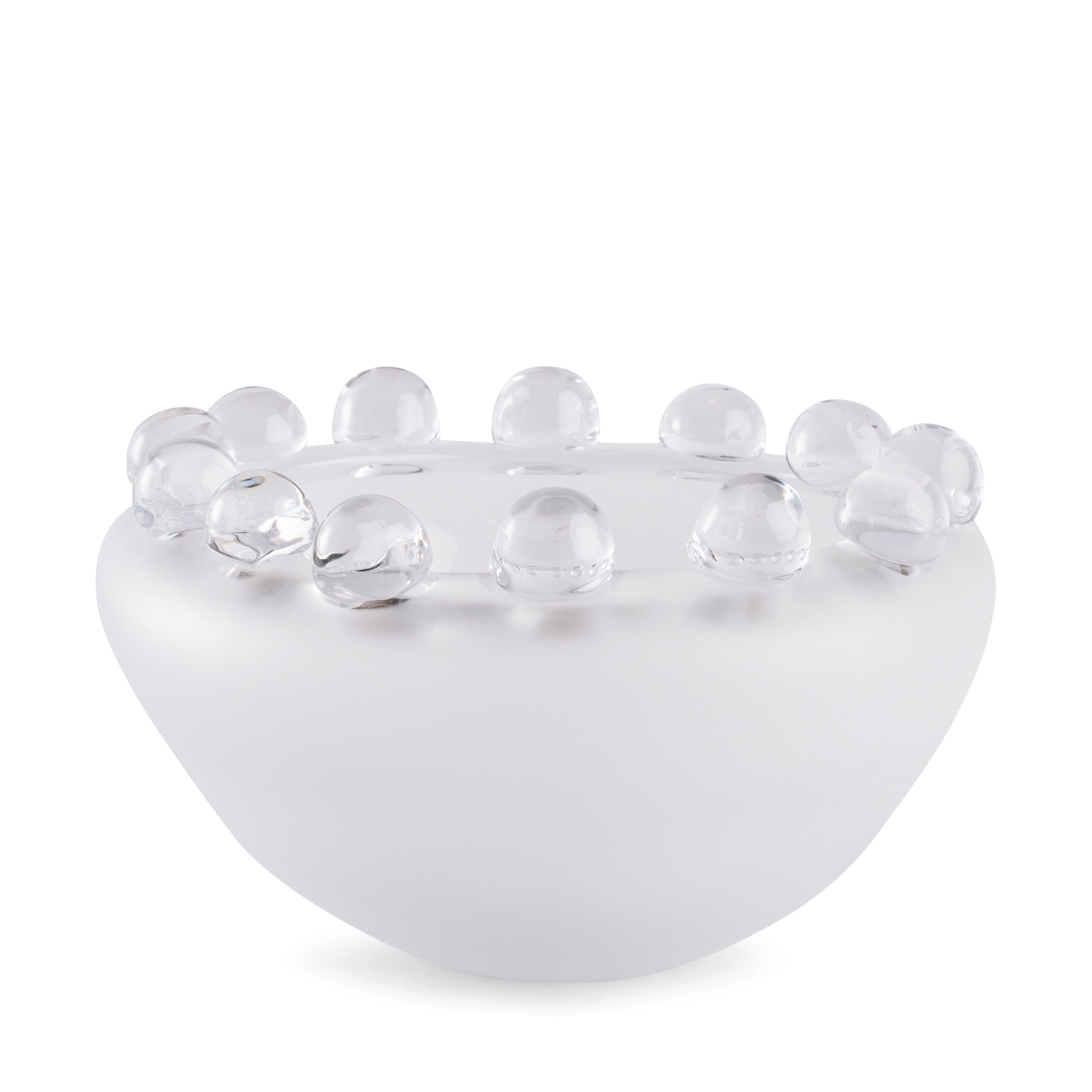 ruby-frosted-glass-bowl-main-7233 FlowDecor Ruby Bowl in  (# 7233)