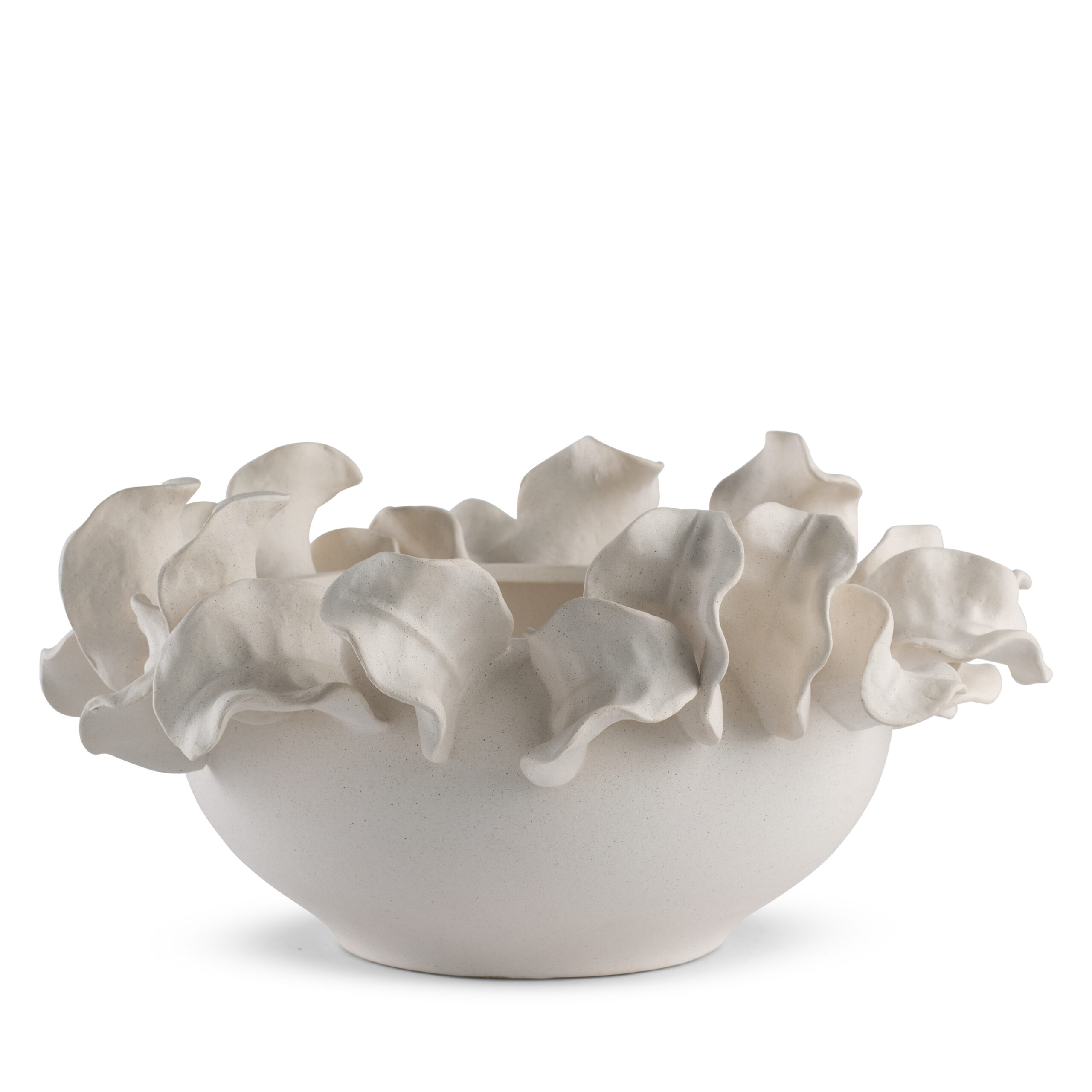 solana-white-ceramic-bowl-main-7226 FlowDecor Solana Bowl in  (# 7226)