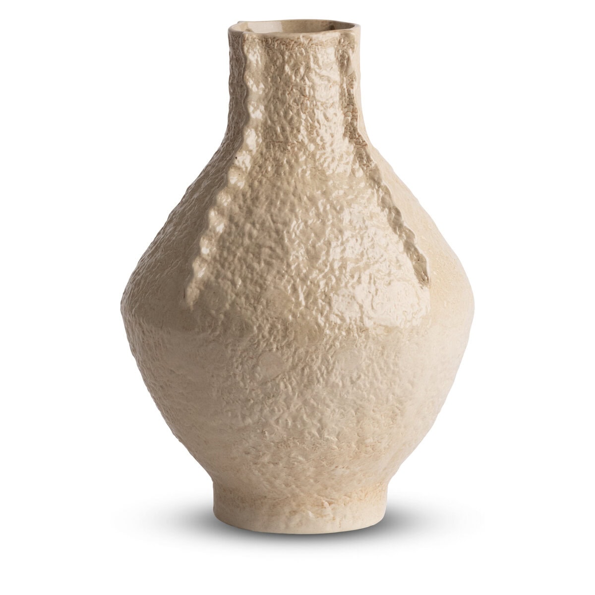 cannes-cream-ceramic-vase-main-7263 FlowDecor Cannes Vase in (# 7263)